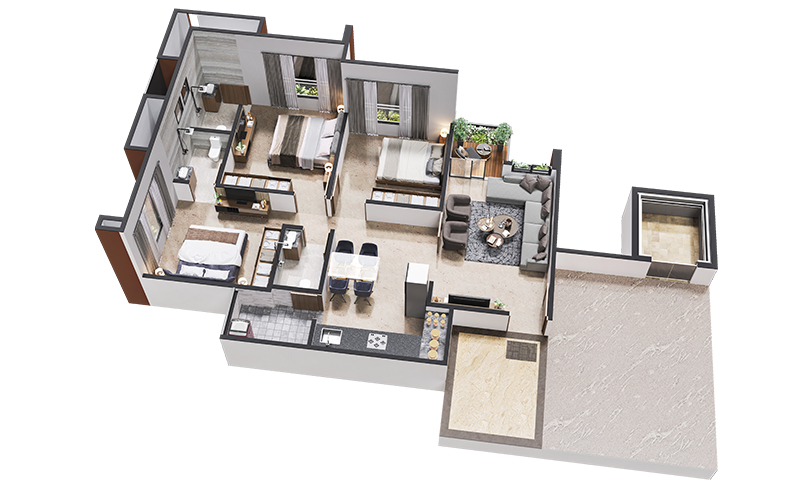 1_800 x 485_Sid_haven 3 bhk flat in gandhinagar